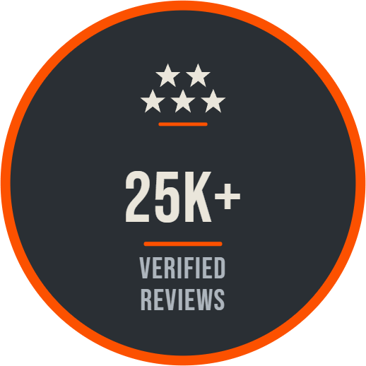 Over 25,000 reviews